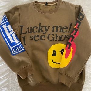 lucky me i see ghost sweatshirt
